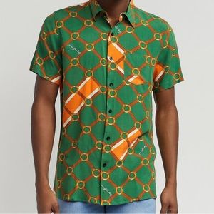 Geeen Chain Short Sleeved Shirt - Size XL